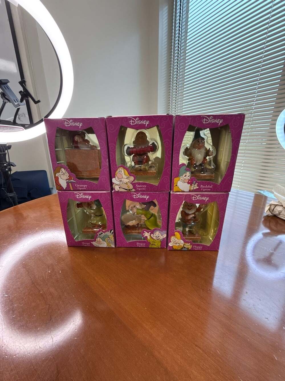 Set of 6 Disney Snow White and the Seven Dwarfs Figurine Collection